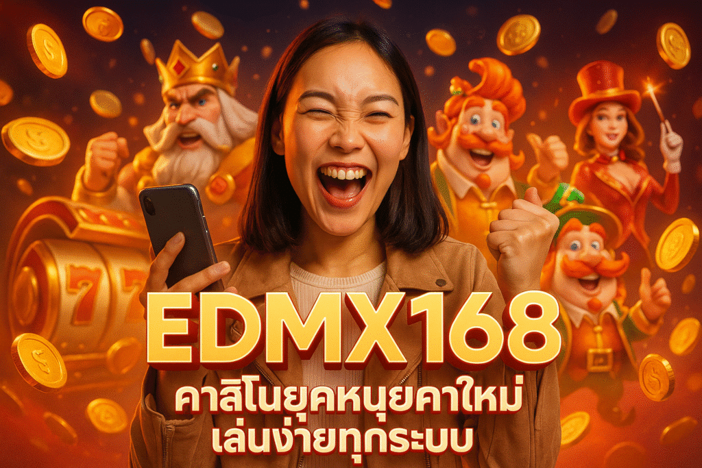 EDMX168 เว็บคาสิโนยุคใหม่ เล่นง่ายทุกระบบ
