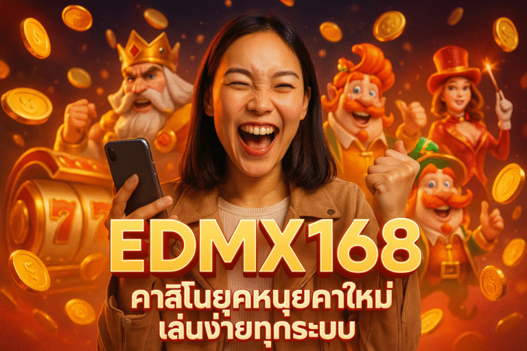 EDMX168 เว็บคาสิโนยุคใหม่ เล่นง่ายทุกระบบ