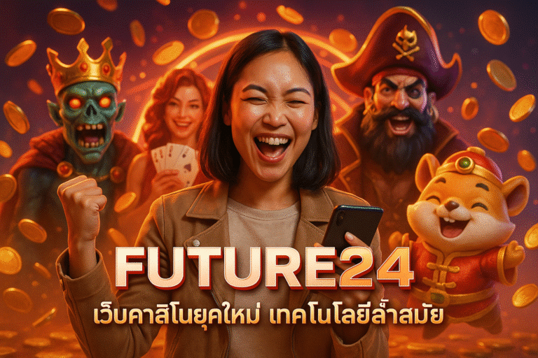 FUTURE24 คาสิโนออนไลน์ยุคใหม่ เทคโนโลยีล้ำสมัย