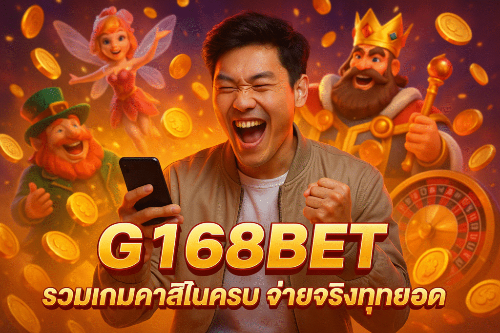G168BET รวมเกมคาสิโนครบ จ่ายจริงทุกยอด