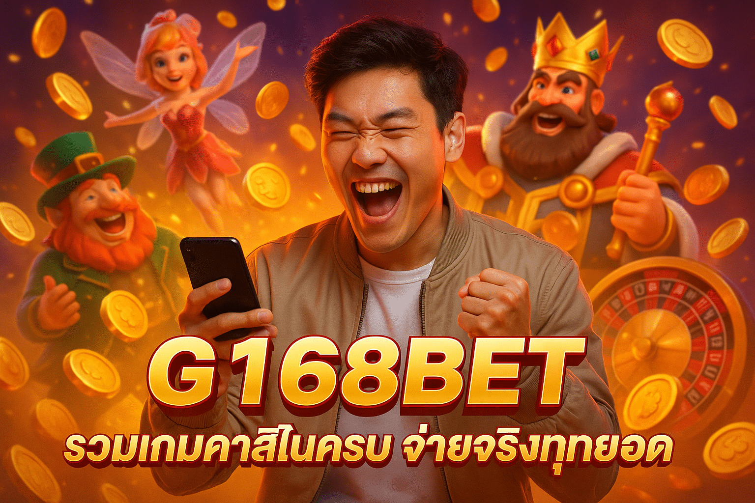 G168BET รวมเกมคาสิโนครบ จ่ายจริงทุกยอด