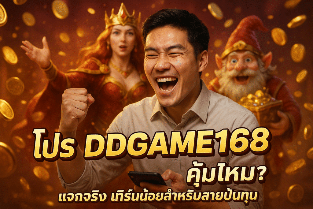 โปร DDGAME168 คุ้มไหม? แจกจริง เทิร์นน้อยสำหรับสายปั้นทุน