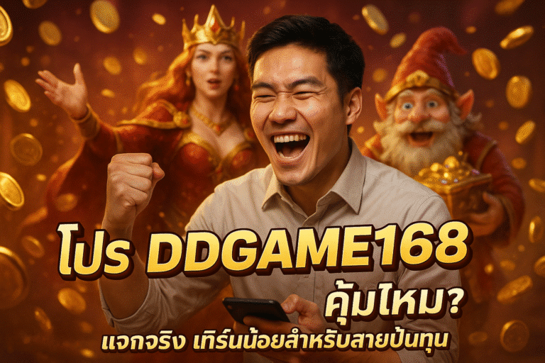โปร DDGAME168 คุ้มไหม? แจกจริง เทิร์นน้อยสำหรับสายปั้นทุน
