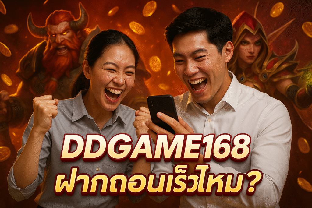 DDGAME168 ฝากถอนเร็วไหม? ทดสอบระบบ Auto และวอเลท